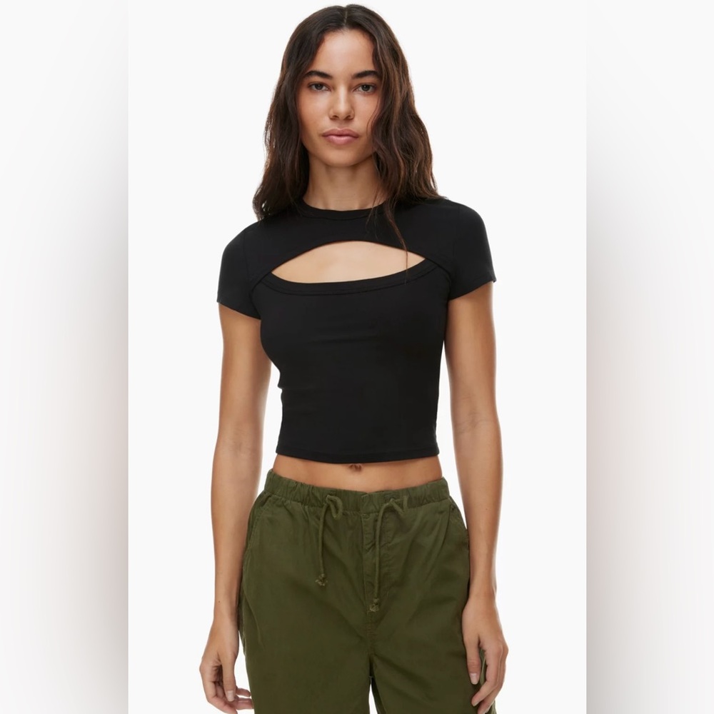 Aritzia TNA cut out tee